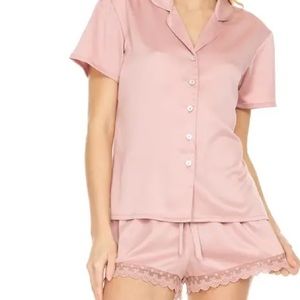 Flora Nikrooz Victoria Satin Short Pajamas